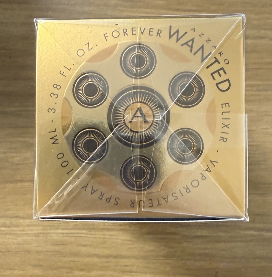 AZZARO FOREVER WANTED ELIXIR PARFUM 3.38 OZ / 100 ML FOR MEN (NIB) SEALED