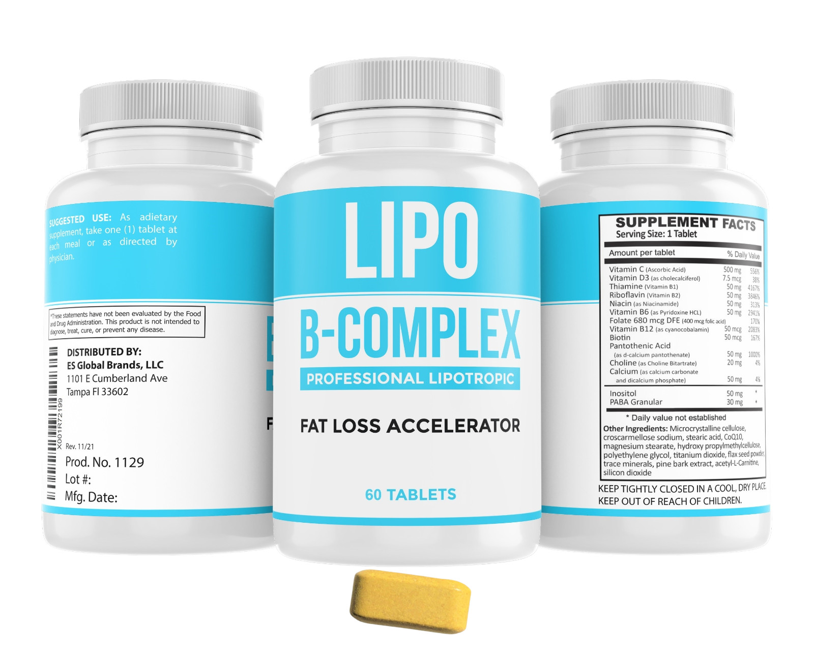 Lipo B-Complex Legere Pharmaceuticals Lipotrophic Lipo BC 60 FatBurn Weight Loss