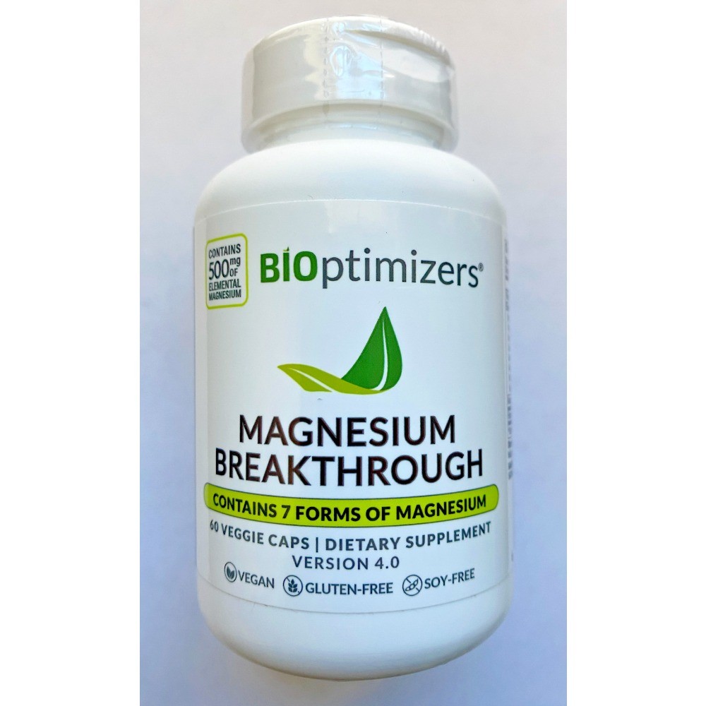 60 capsules Fresh – Bioptimizers Magnesium Breakthrough Supplement – Version 4.0