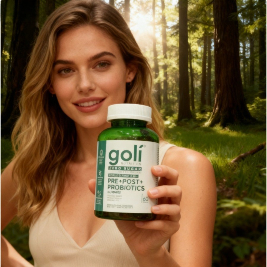 3 Pack Goli Zero Sugar 3-in-1 PRE+POST+Probiotics Gummies 60 Count++
