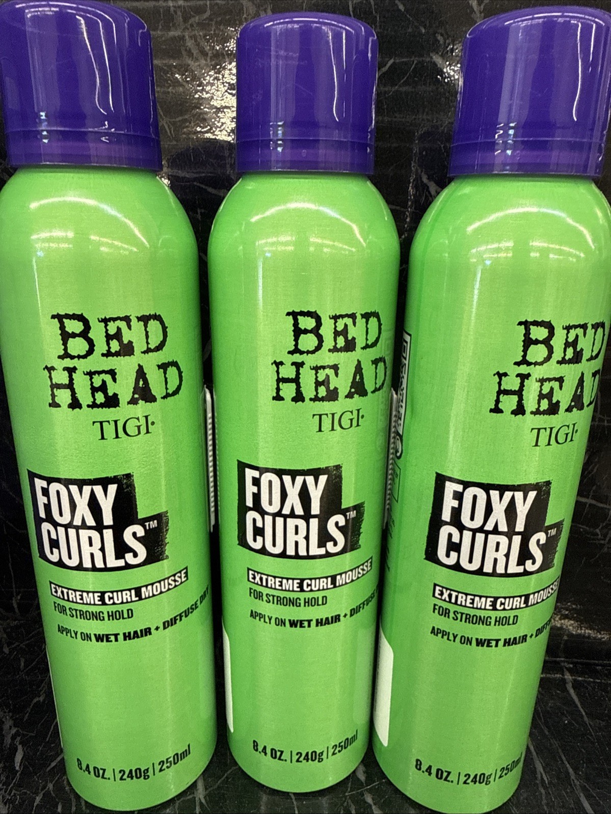 3x Bed Head TIGI Foxy Curls Extreme Curl Mousse – 8.4 fl oz new