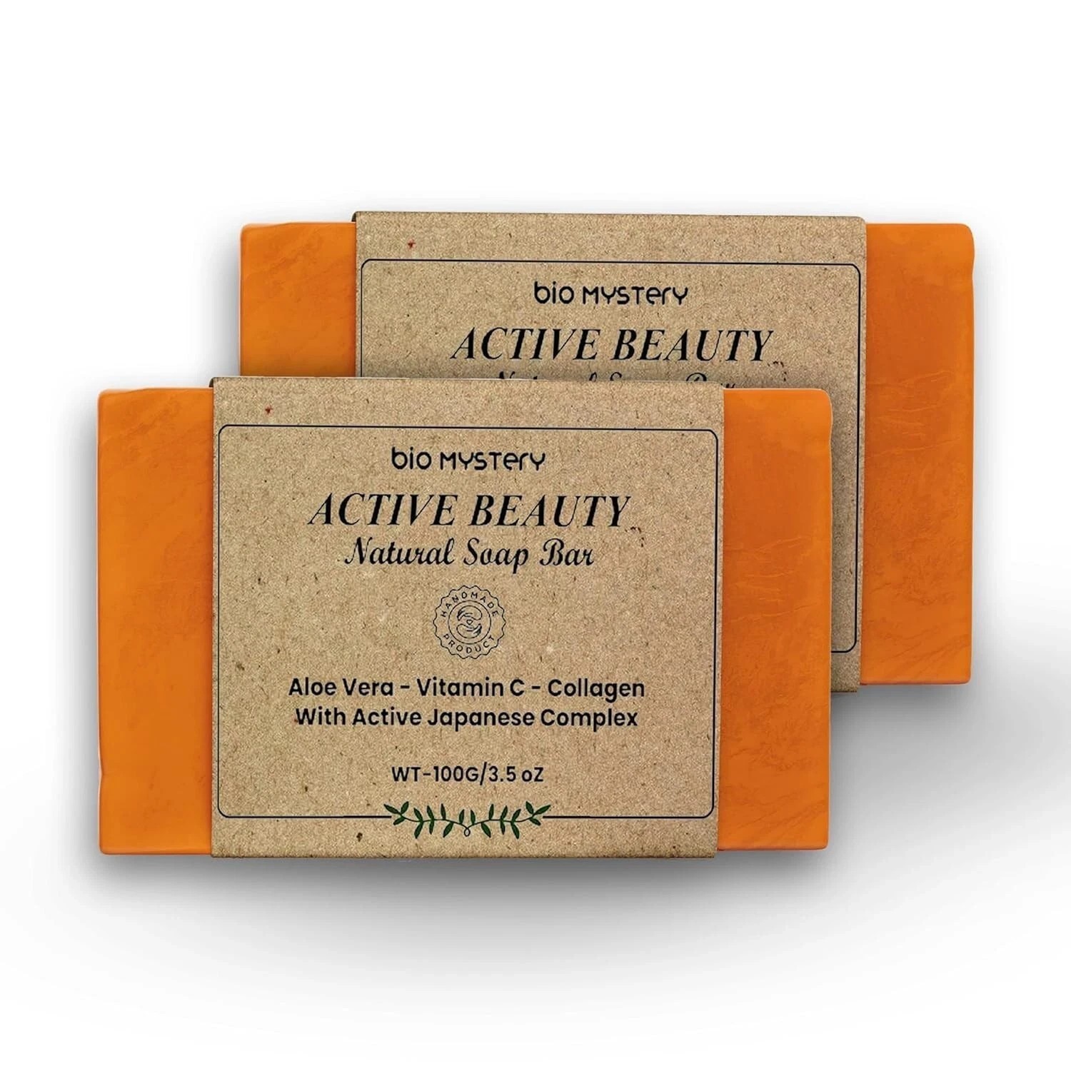 Active Beauty Soap Bars Collagen & Vitamin C (Pack of 2, 100g Each) – Fast Ship