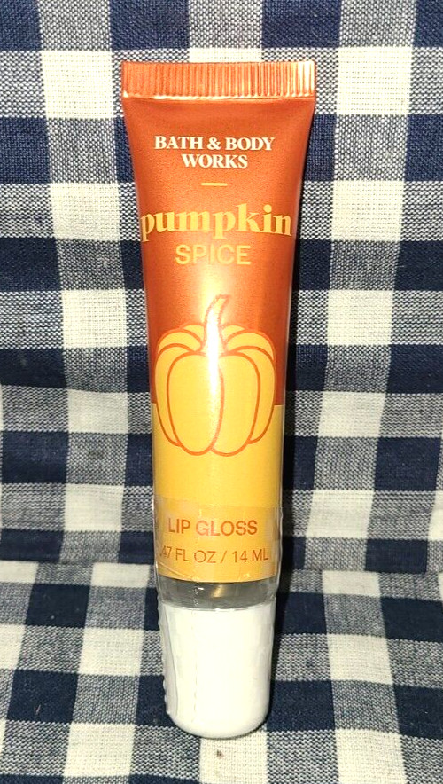 ALL NEW Pumpkin Spice Lip Gloss 0.47 fl oz SEALED Bath & Body Works