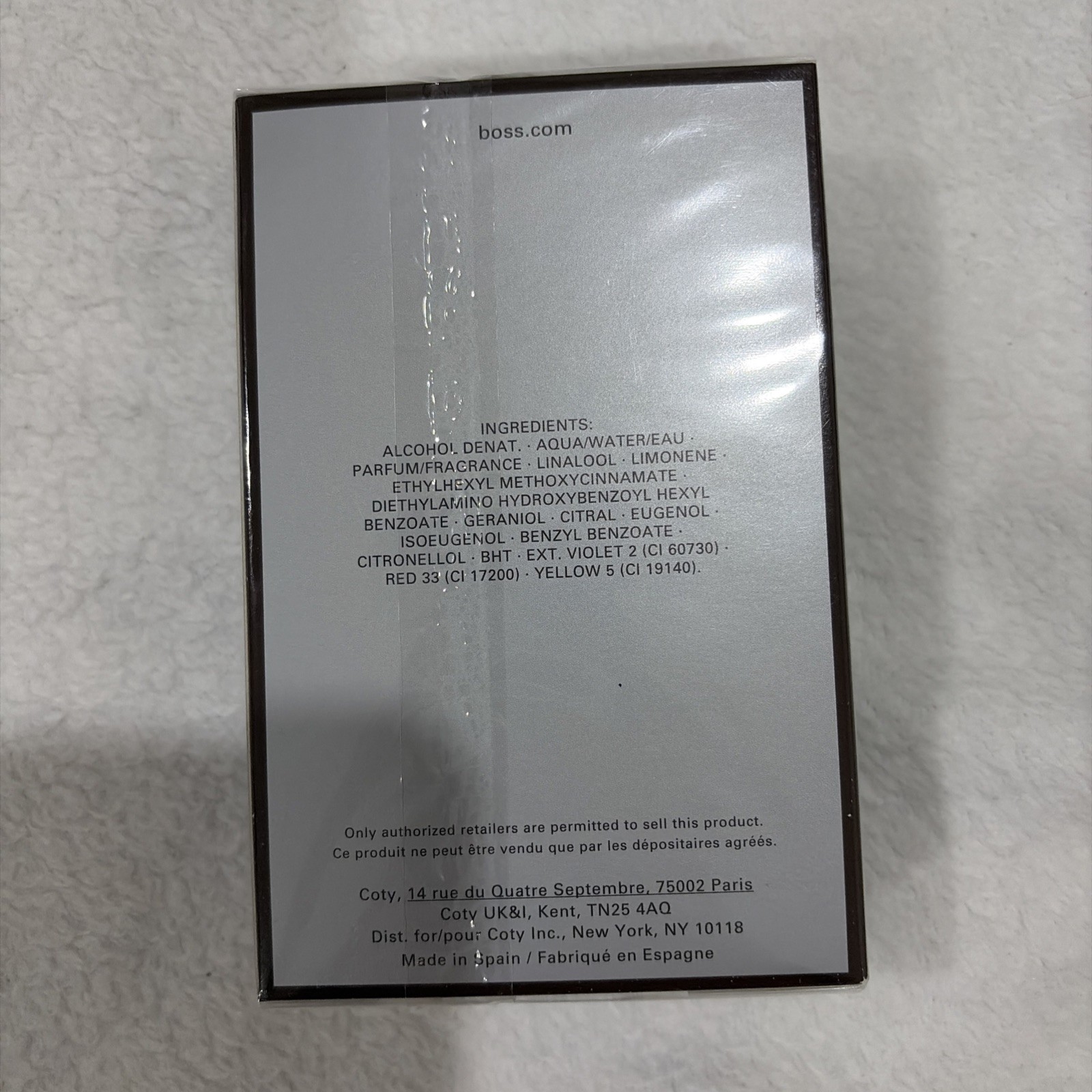 Wedding Anniversary Birthday Gift Set Hugo Boss Man And Woman EDT 100ml/ 3.3 oz.