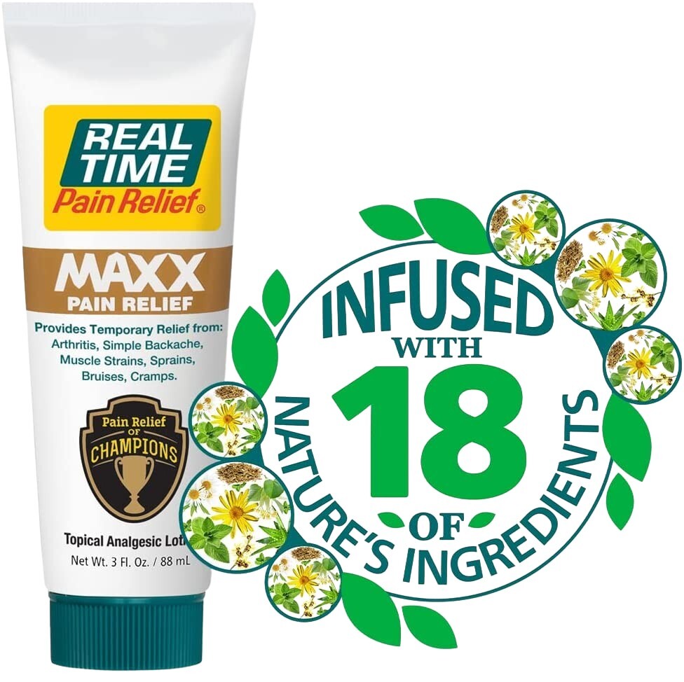 Real Time Pain Relief MAXX Pain Relief 3oz Tube