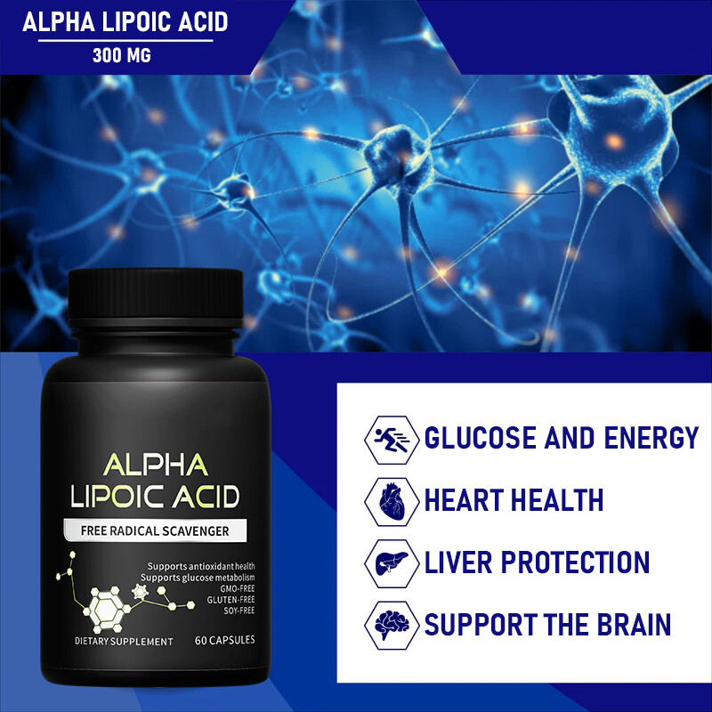 Nervive Nerve Health 600mg Alpha Lipoic Acid – Anti Aging Nerve Repair – 60 Caps