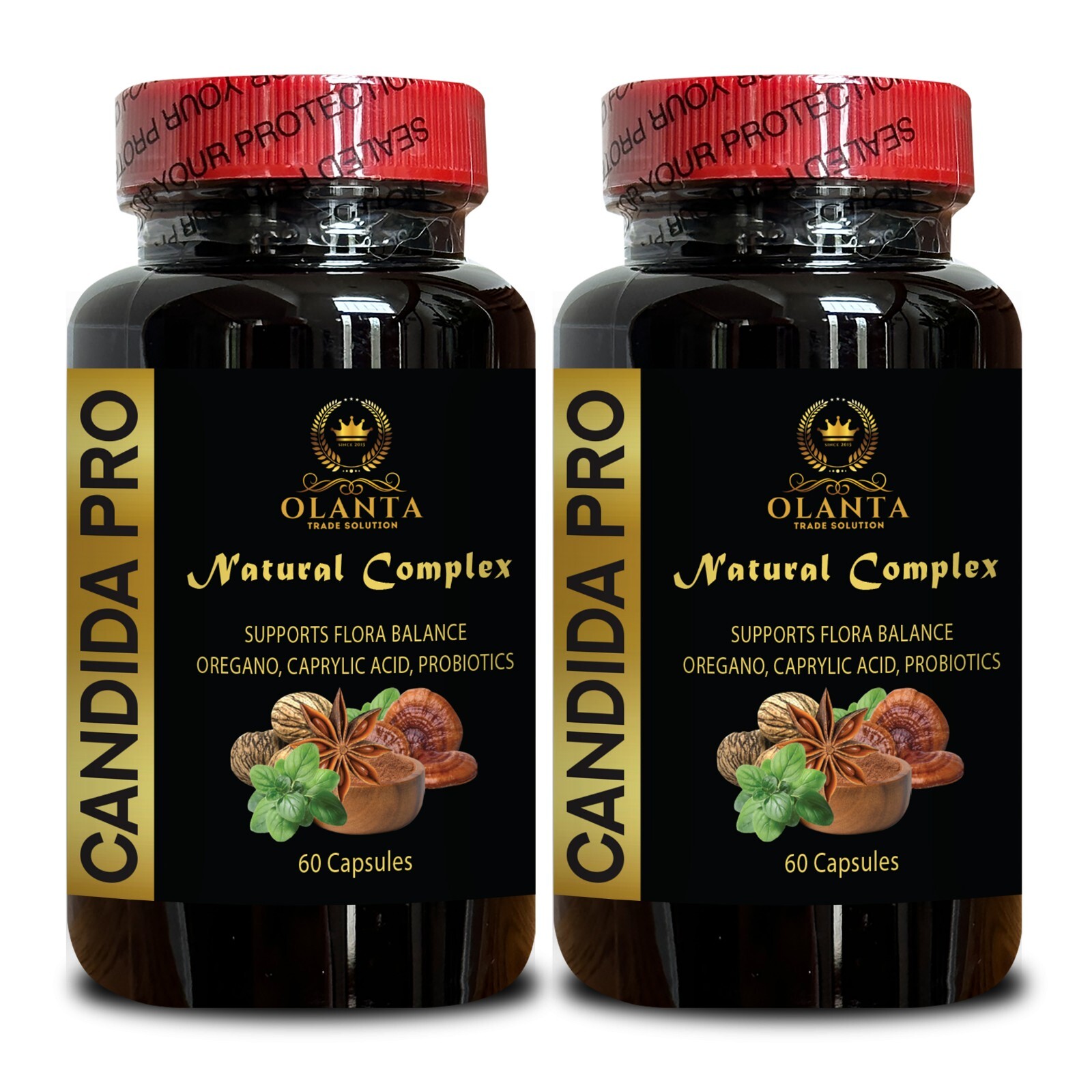 Candida PRO Detox Cleanse for Healthy Yeast Balance Support Oregano Leaf Powder