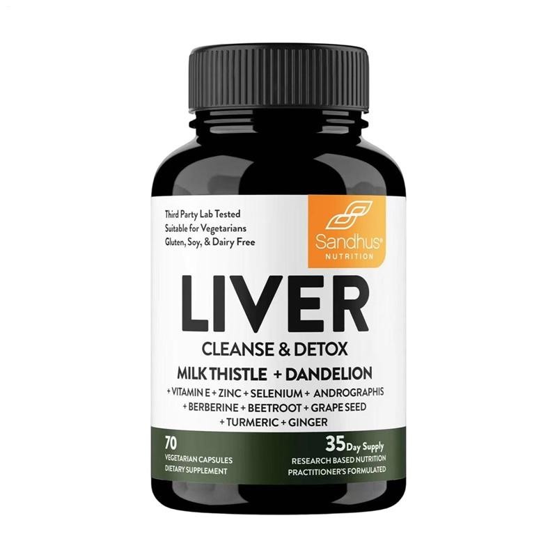 Liver Cleanse Detox, & Support , 70 Capsules (1-3 PACK)