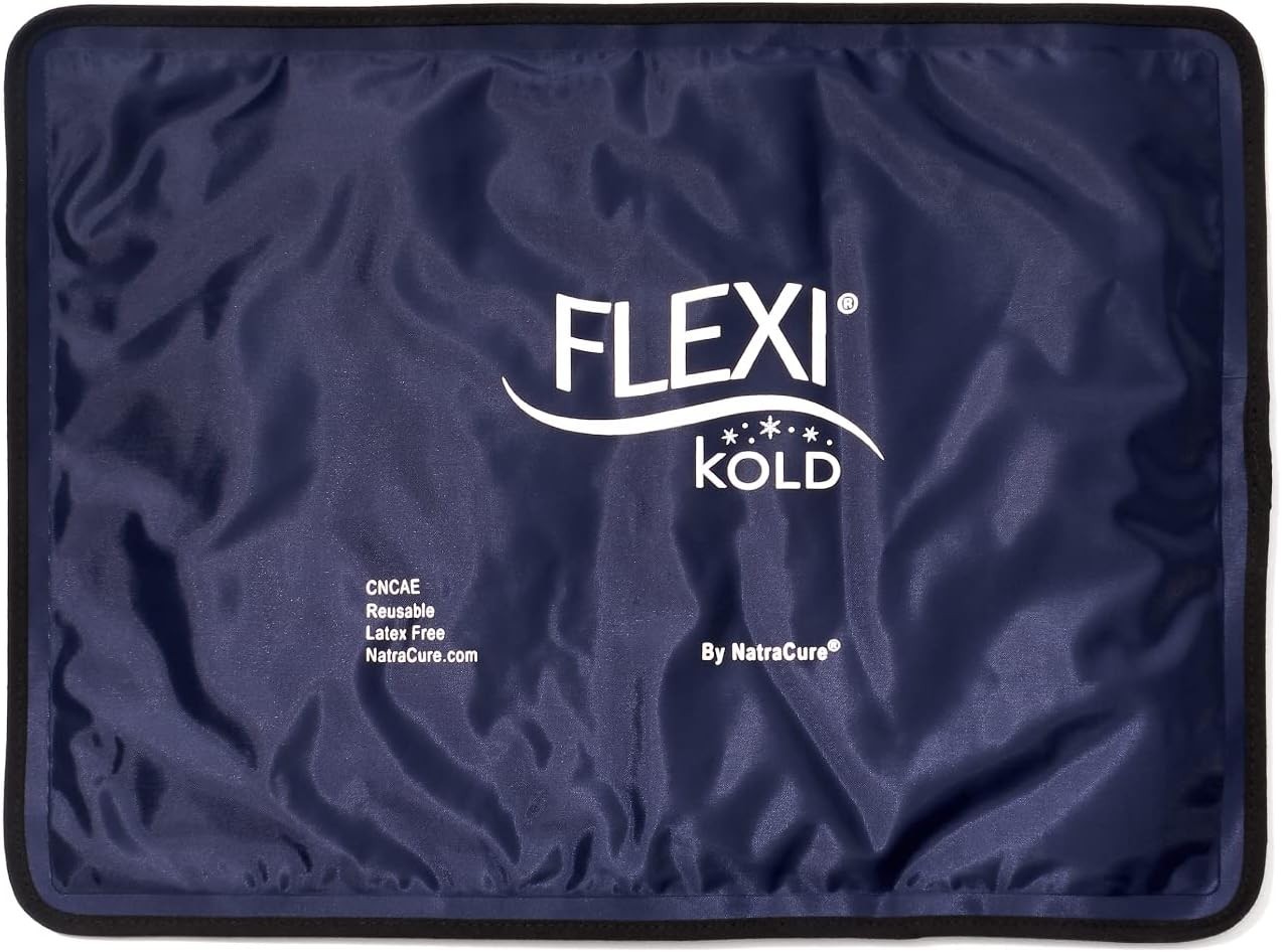 Large 10.5″ x 14.5″ FlexiKold Gel Ice Pack – Ultimate Cold Therapy for Injuries