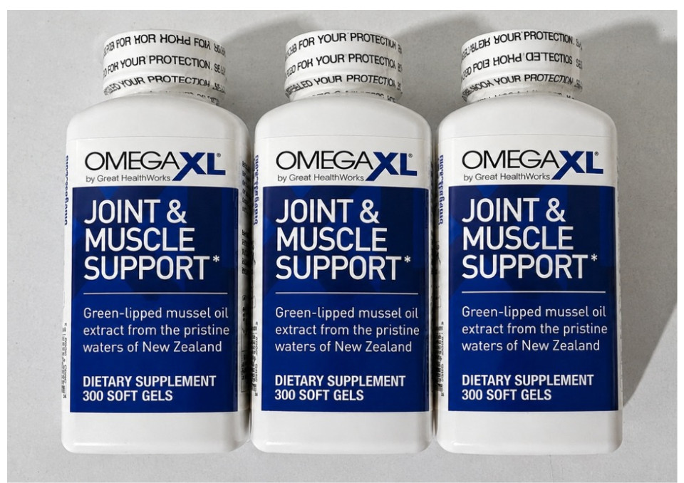 PACK OF 3 OMEGA XL 300 CAPSULES LIPPED MUSCLE JOINT&MUSCLE RELIEF SUPPLIMENT
