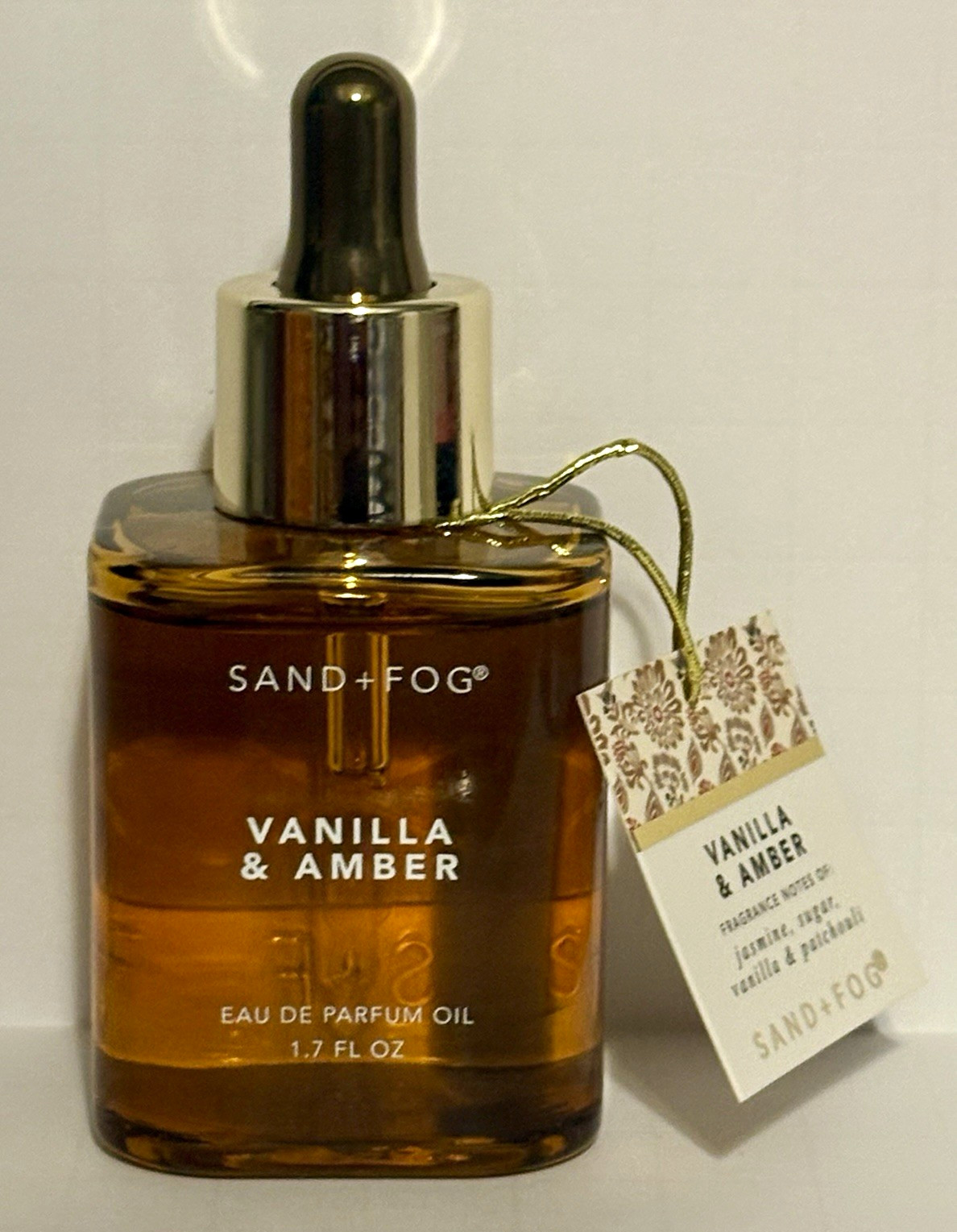 SAND+FOG Vanilla & Amber Eau de Parfum Oil
