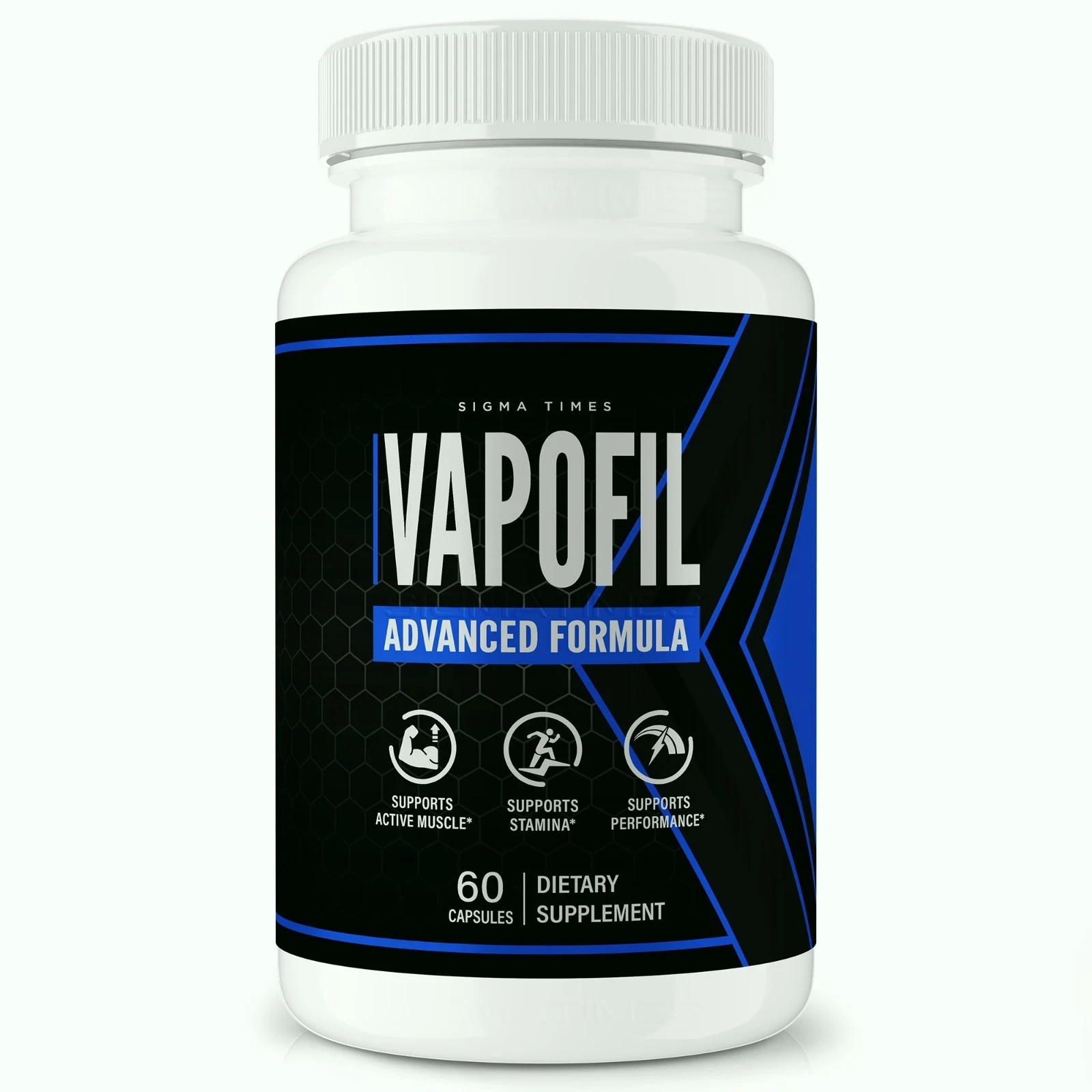 1 Pak Vapofil Capsules Men’s Health Support Formula 60 Count Daily Supplement