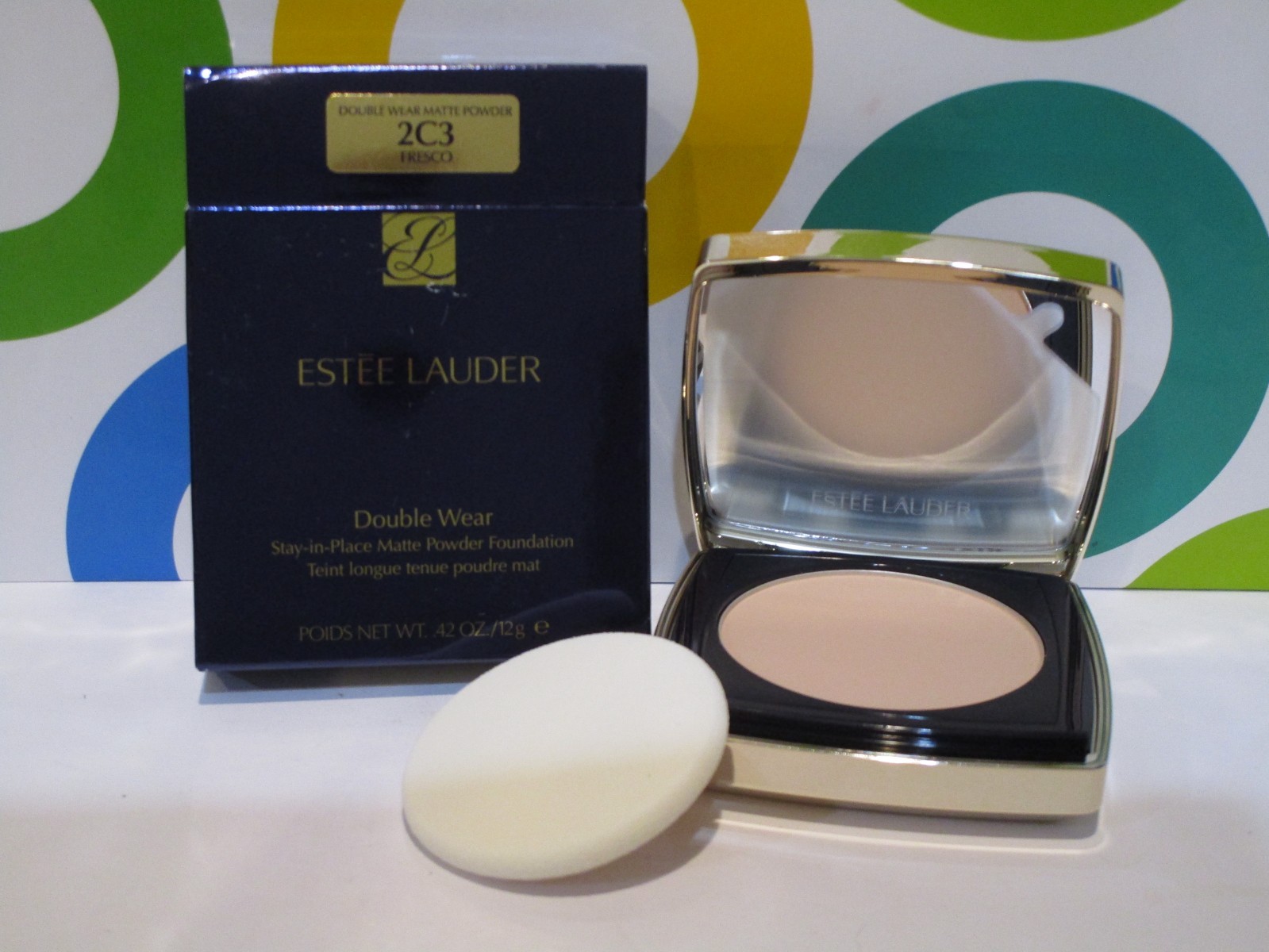 ESTEE LAUDER ~ DOUBLE WEAR STAY IN PLACE MATTE POWDER ~ 2C3 FRESCO ~ .42 OZ