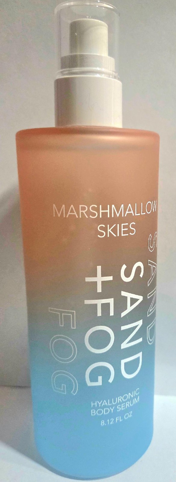 Sand and Fog Marshmallow Skies Body Serum Spray Hyaluronic Acid 8.12 oz
