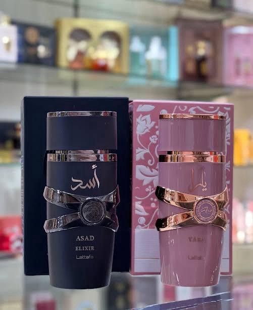 Lattafa Elixir Yara + Elixir Asad New Eau De Parfum 3.4 Each Bundle By Lattafa