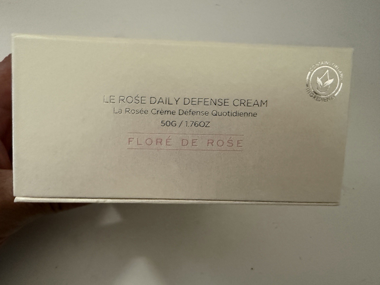 Pearl de Flore Le Rose Daily Defense Cream, New- 1.76oz/50g