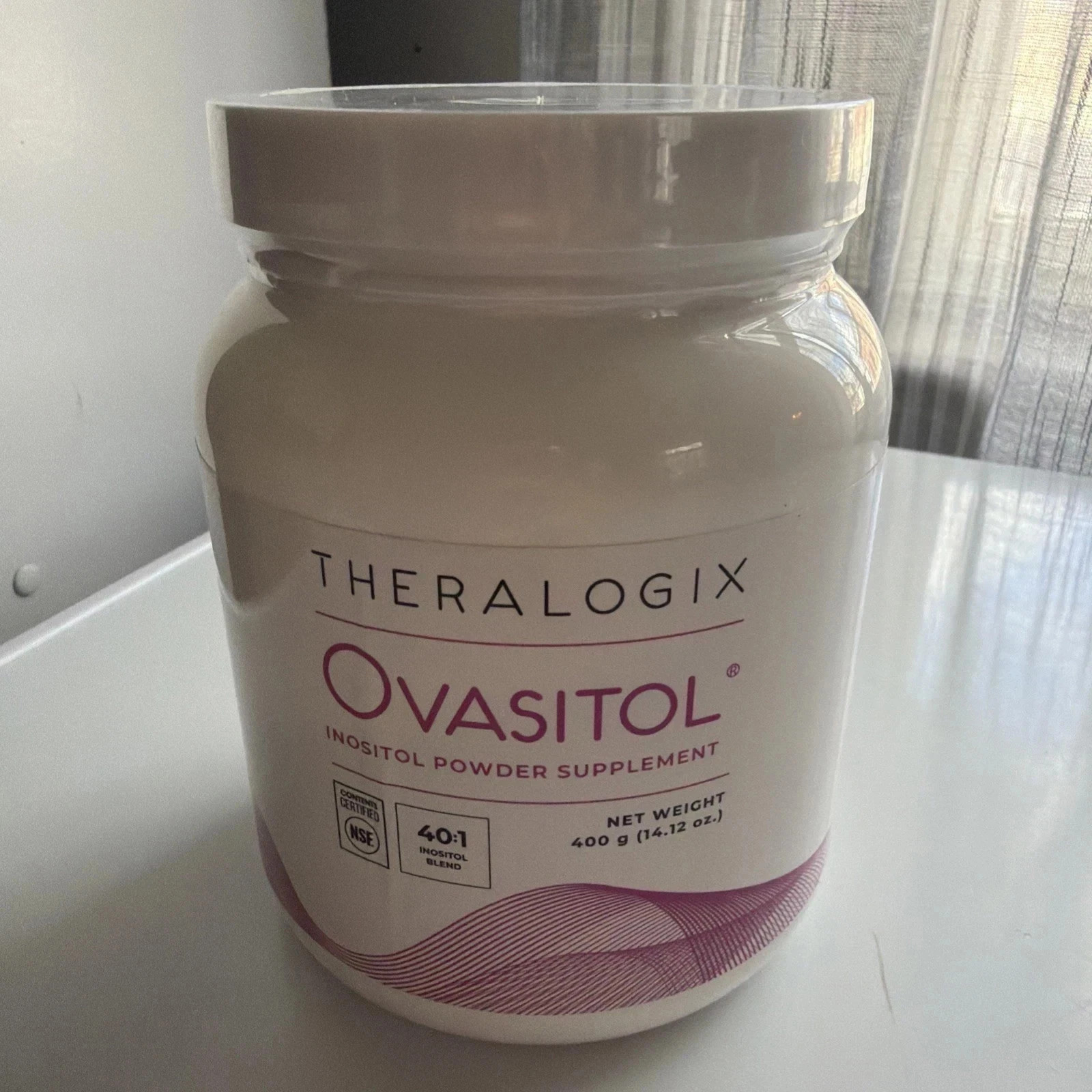Ovasitol Inositol Powder 90-Day Supply Myo & D-Chiro Inositol 14.12 Oz 2 Pack