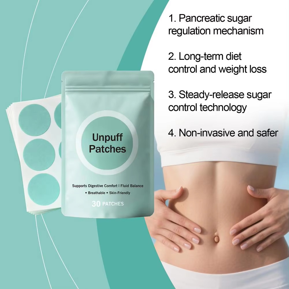 30 PATCHES Unpuff Patches Supports Digestive Comfort IFluid Balance Regulating I