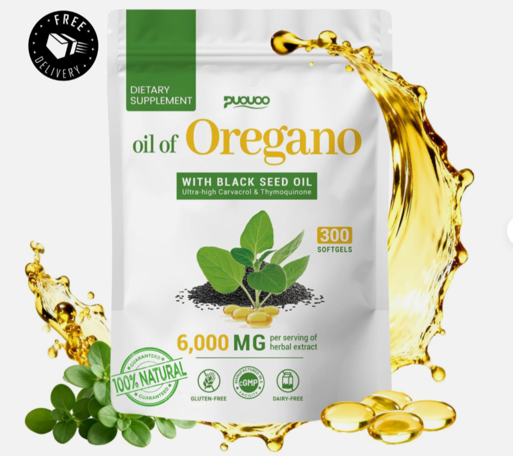 Resilia Oil Of Oregano With Black Seed Oil 6,000MG 300 Softgels (Fast Delivery)