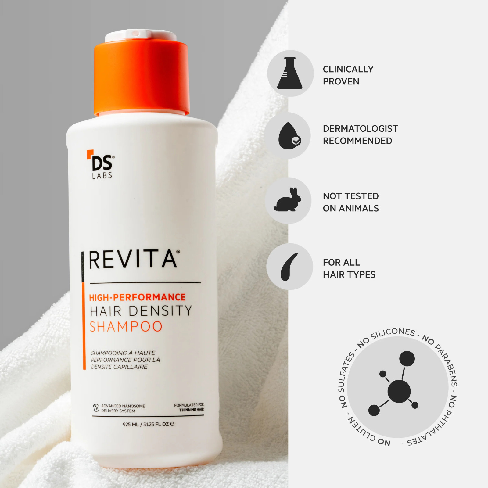 REVITA Shampoo (925ml) by DS Laboratories for Thinning Hair