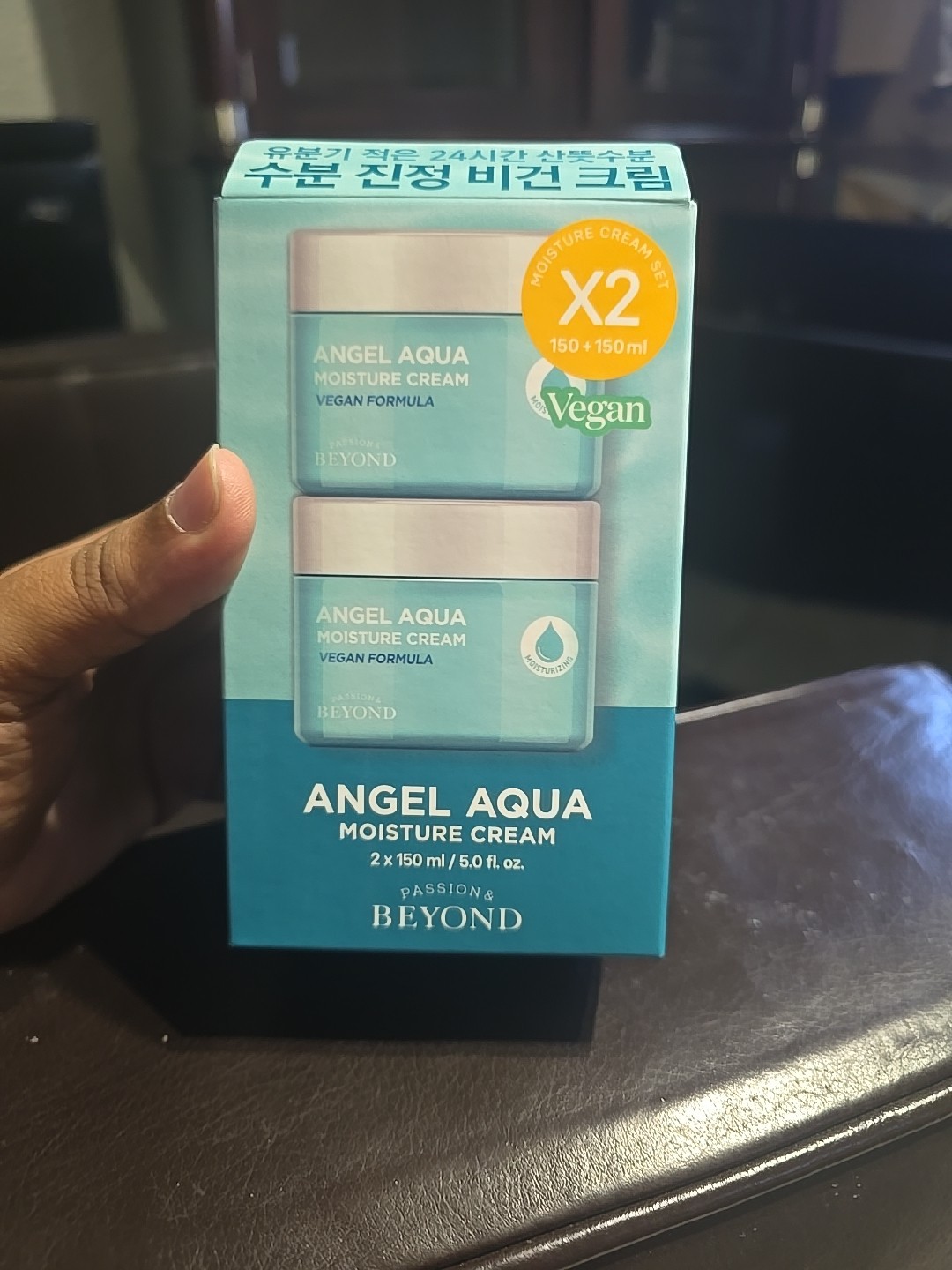 BEYOND ANGEL AQUA MOIST CREAM 150ML X 150ML SPECIAL EDITION SET, KOREAN SKINCARE