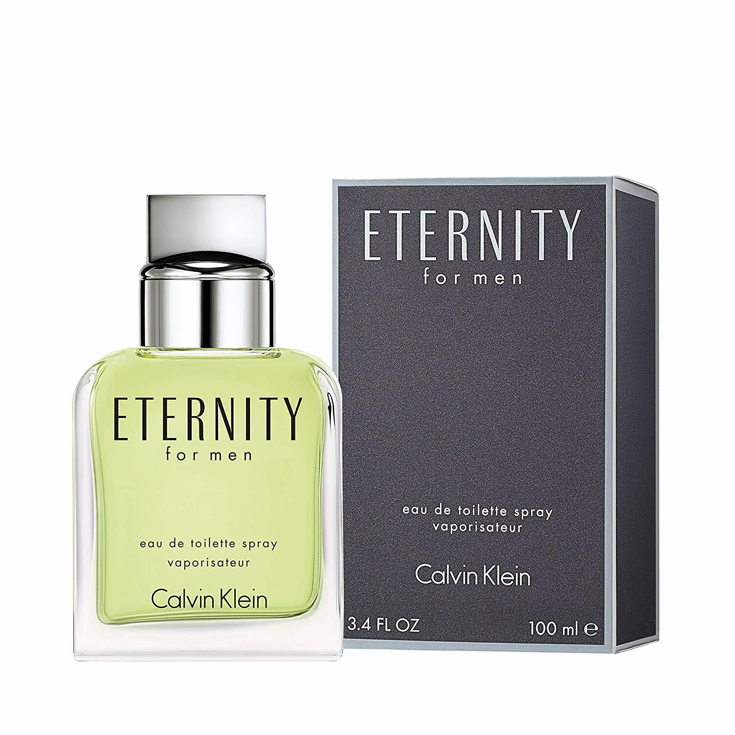 ETERNITY 3.4 oz EAU DE TOILETTE Spray for Men