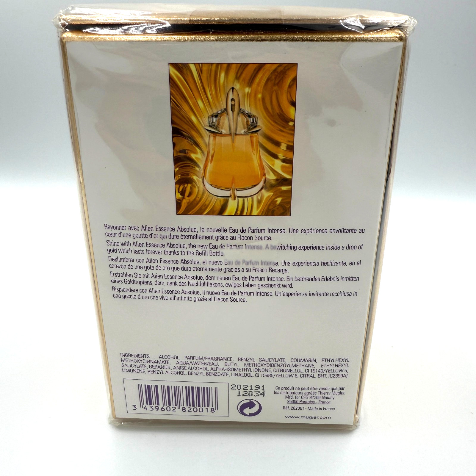 Thierry Mugler Alien Essence Absolue EDP Intense 2.0 Fl Oz 60ml Sealed