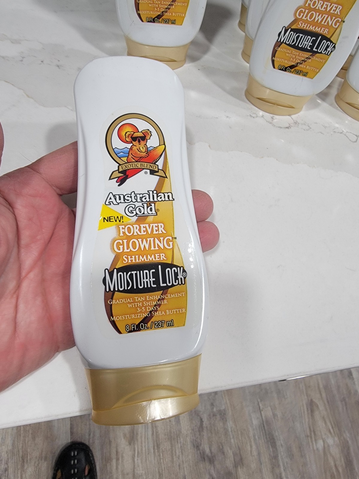 lot of 3 Australian Gold Moisture Lock Forever Glowing 8 Fl. Oz