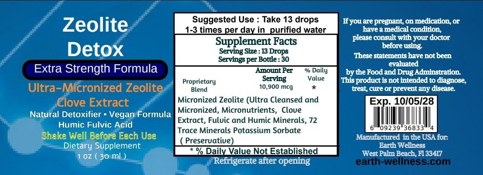 Zeolite Liquid 3 pk Metal Detox Extra Strength, Concentrated, exp 10/28