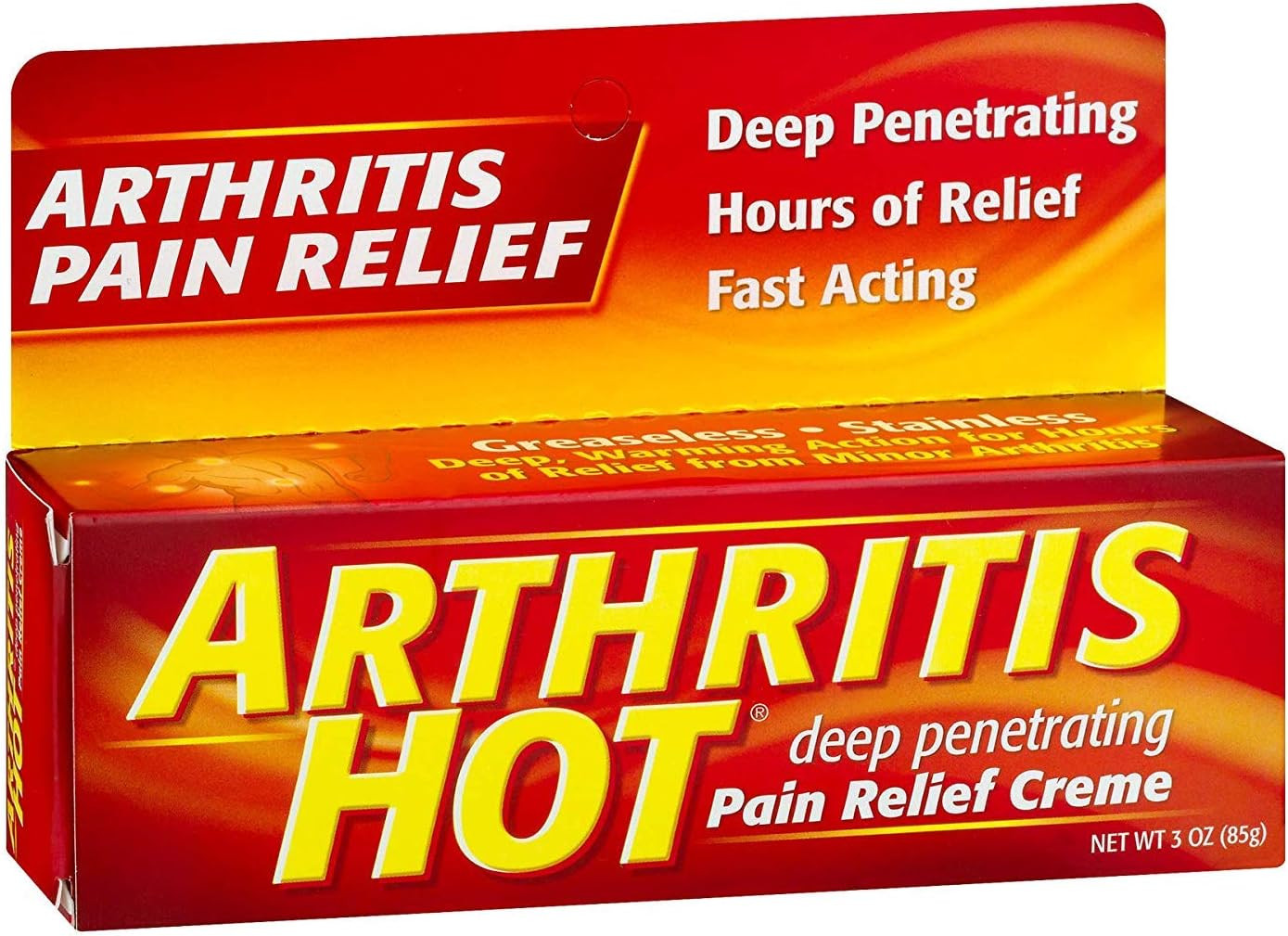 Arthritis Hot Pain Relief Creme-3, oz. 3 Ounce (Pack of 1)