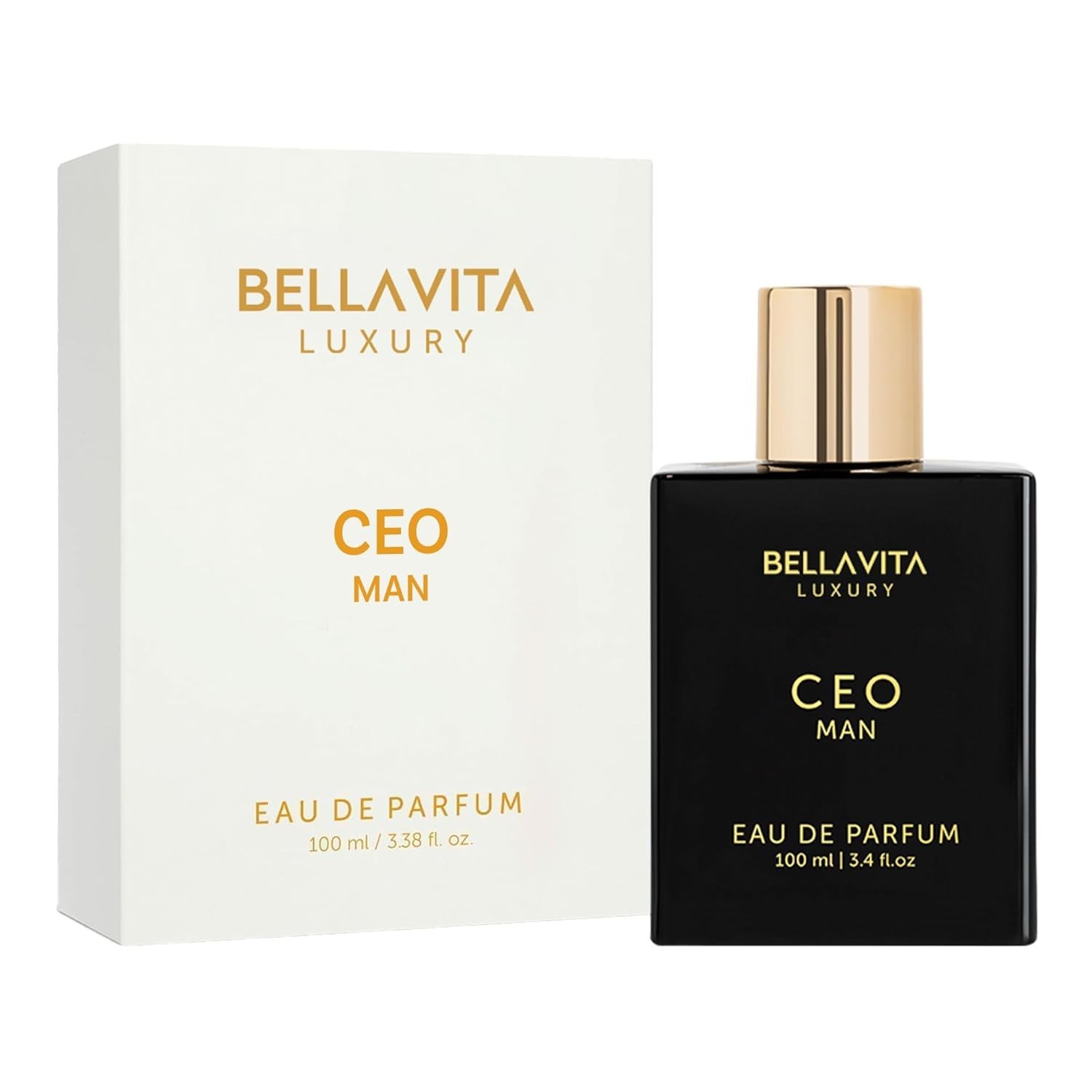 Bellavita Luxury CEO MAN Eau de Parfum | 100 ml (3.4 fl.oz.) | Perfume for Men