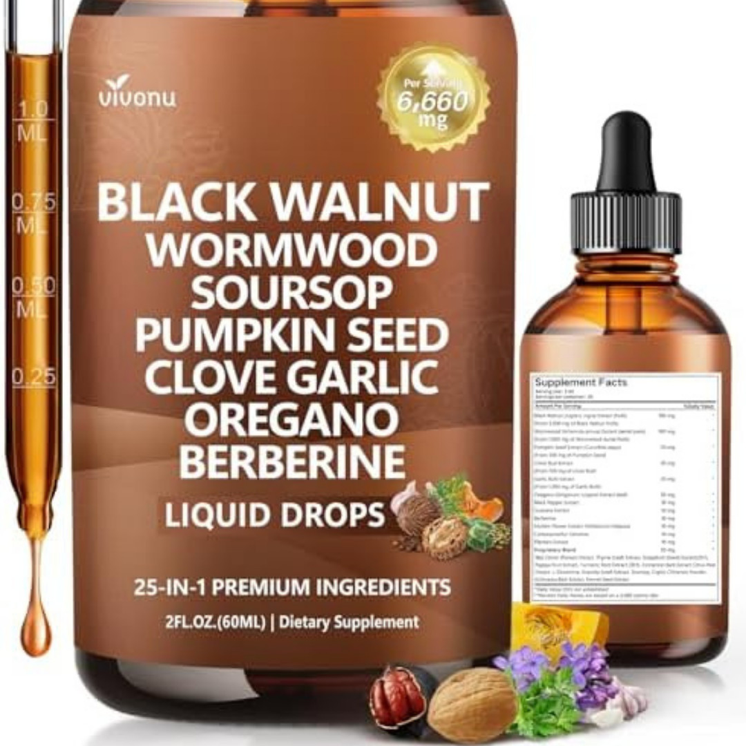 Parasite Cleanse Tincture/Extract-Wormwood,Black Walnut Hull, Clove,Best Quality
