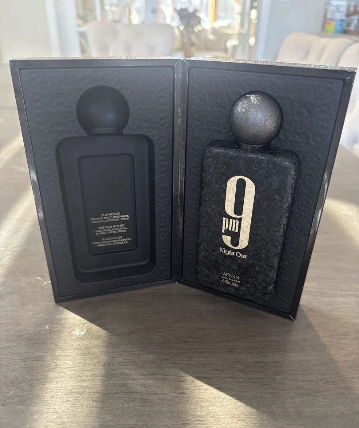 Afnan Unisex 9 PM Night Out Extrait de Parfum Spray 3.4 oz Fragrances