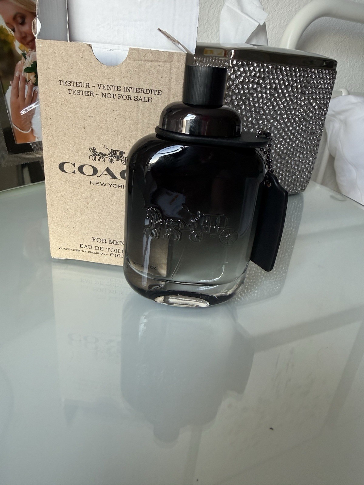 Coach Coach For Men Eau de Toilette Spray 3.3 fl oz Tester Vetiver Cardamom