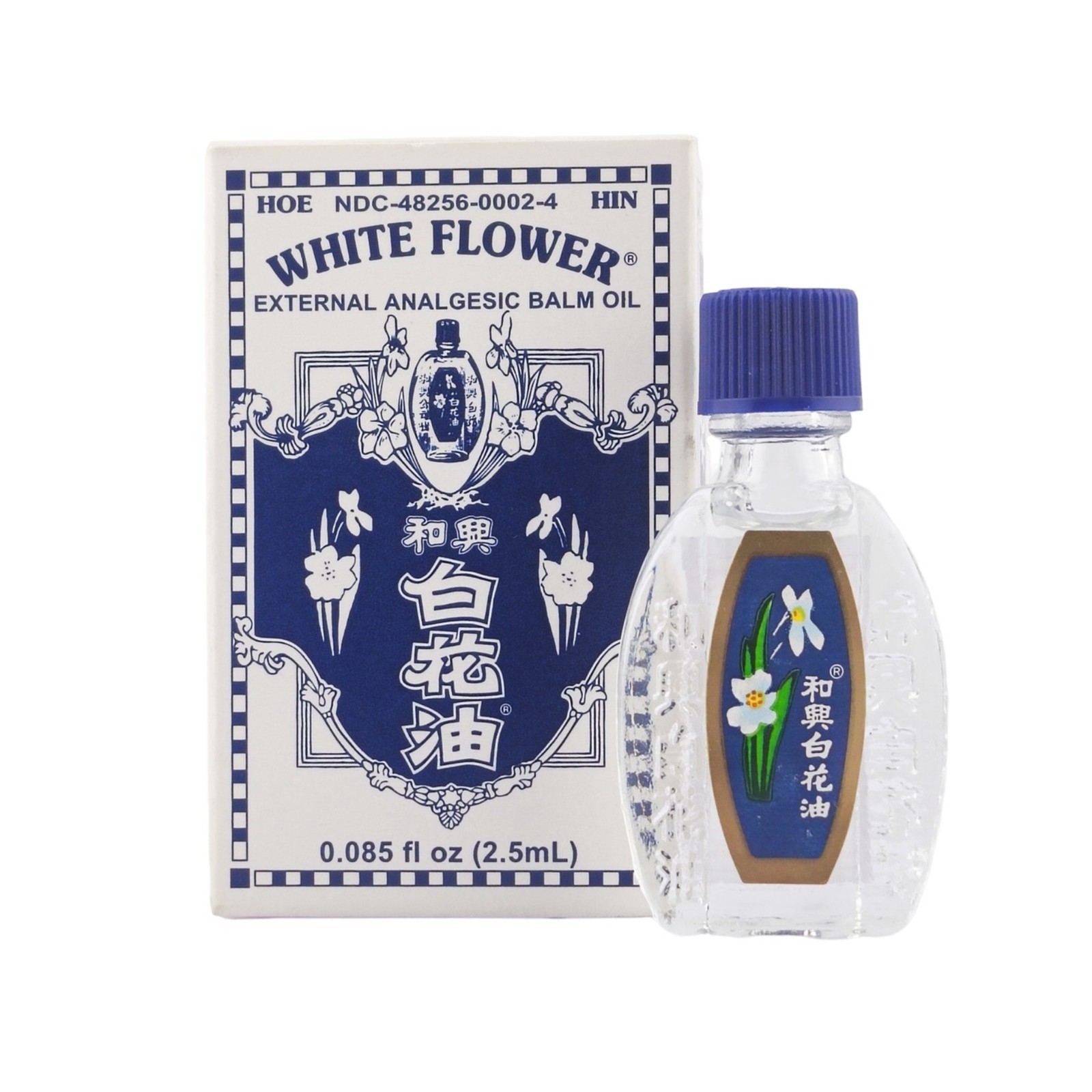 6 Packs-2.5ml-White Flower External Analgesic Balm Oil Pain Relief-Exp:2029