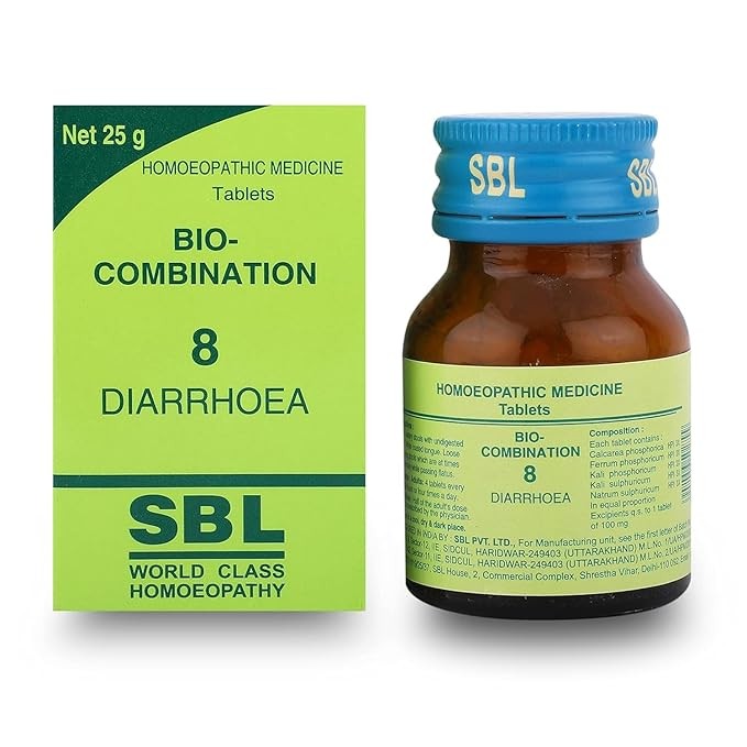 SBL Homeopathic Bio Combination 8 (BC 8) for Improper Bowel Movement pack of 1