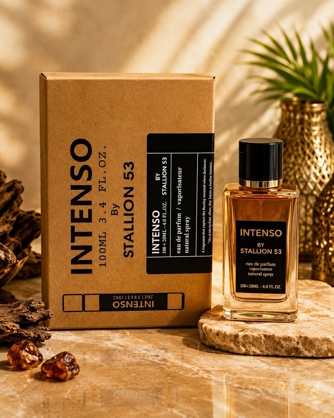 Stallion 53 Intenso Eau de Parfum Spray Regular Size 3.4 fl oz (100ml)