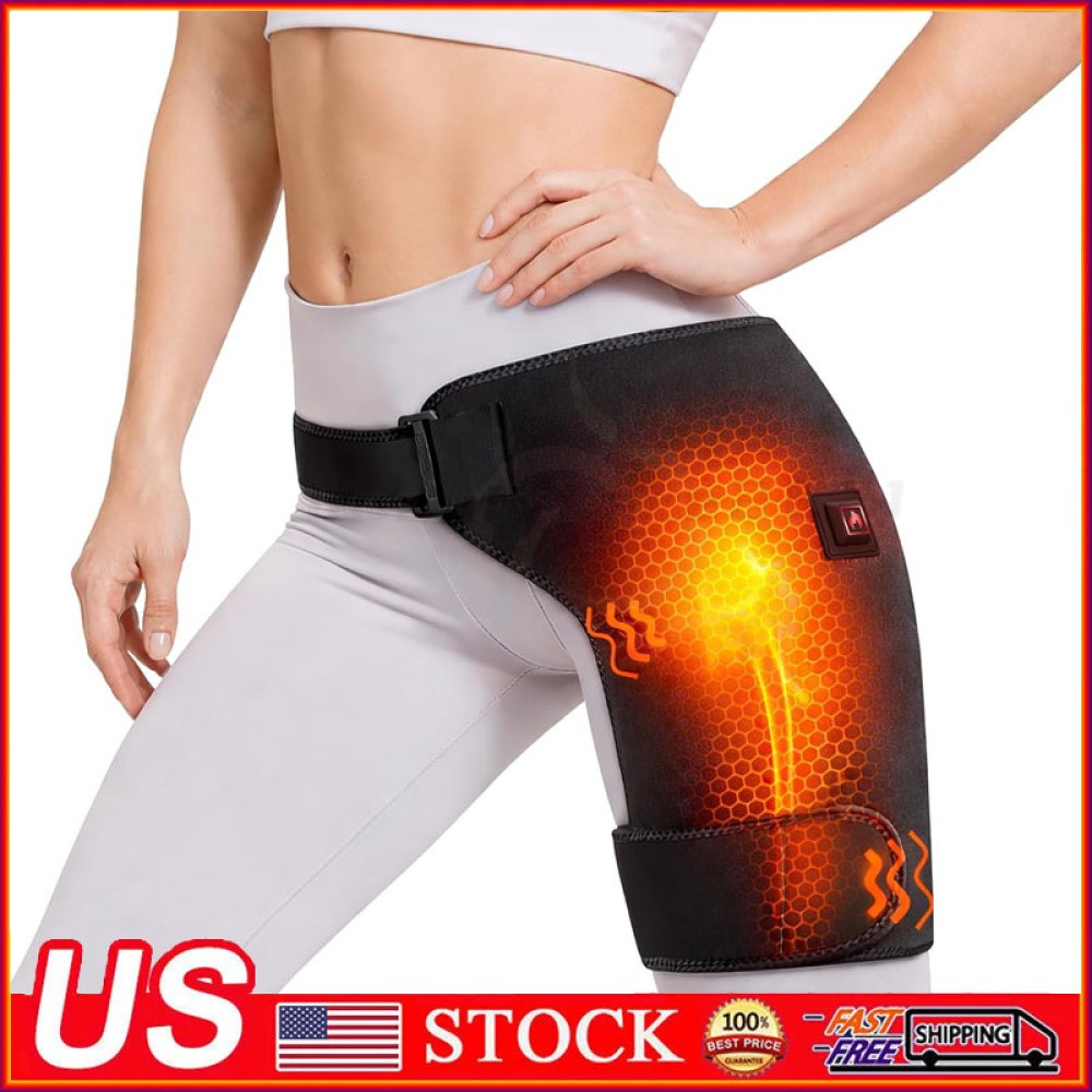 660nm Red Light Therapy Hip Heating Brace for Sciatica Pain Relief Left or Right