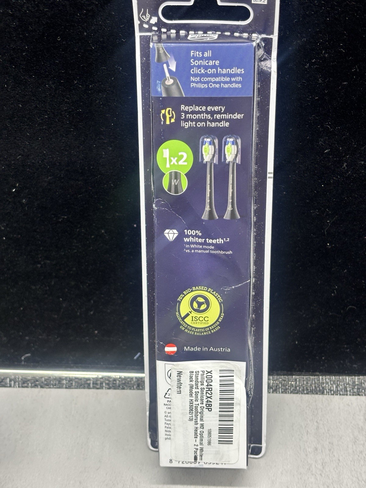Philips Sonicare 2100 Rechargeable Sonic Electric Toothbrush + 4 Extra Heads New