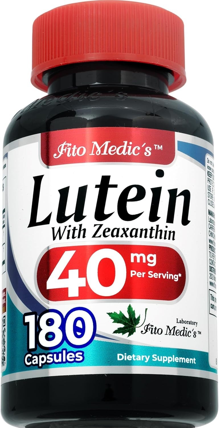 Lab | Lutein |180 Capsules |40 Mg| Lutein 40Mg | Lutein and Zeaxanthin Supplemen