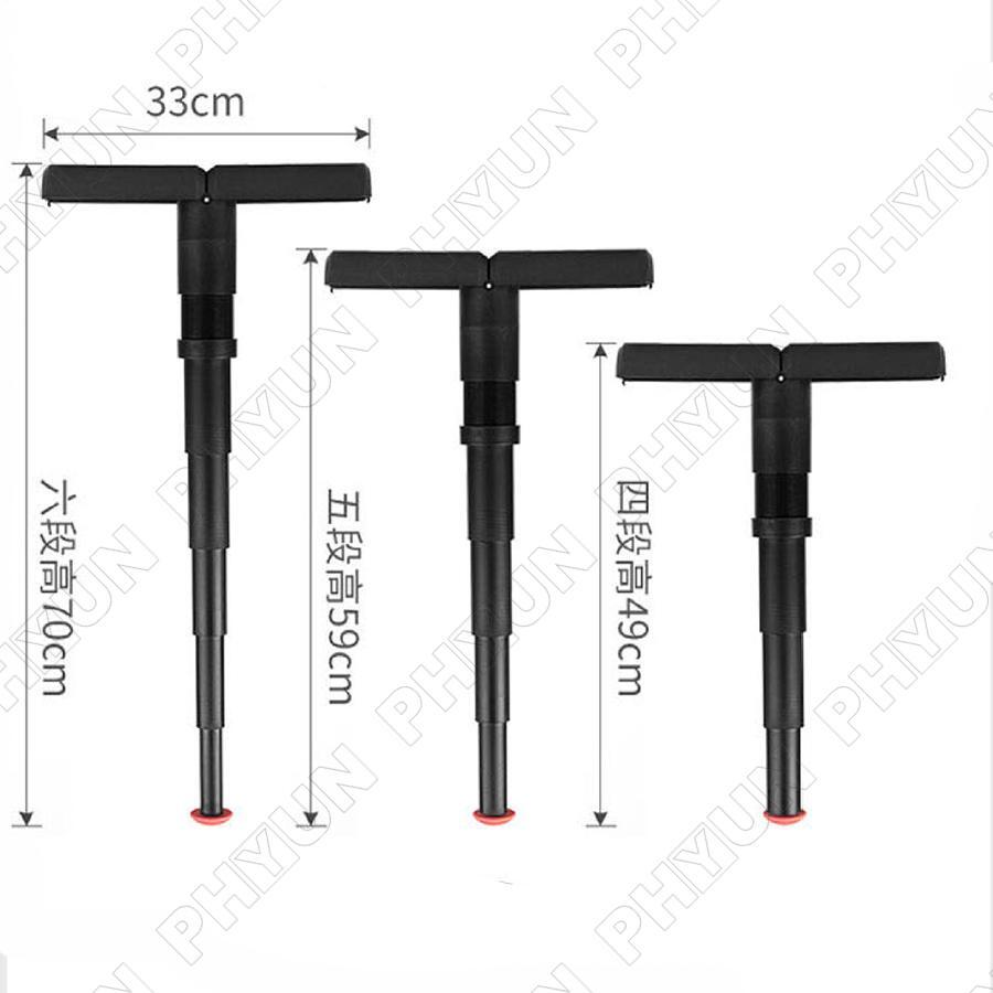 Black ABS Portable Folding Seat Walking Stick /Cane Adjustable Height Teliscopic