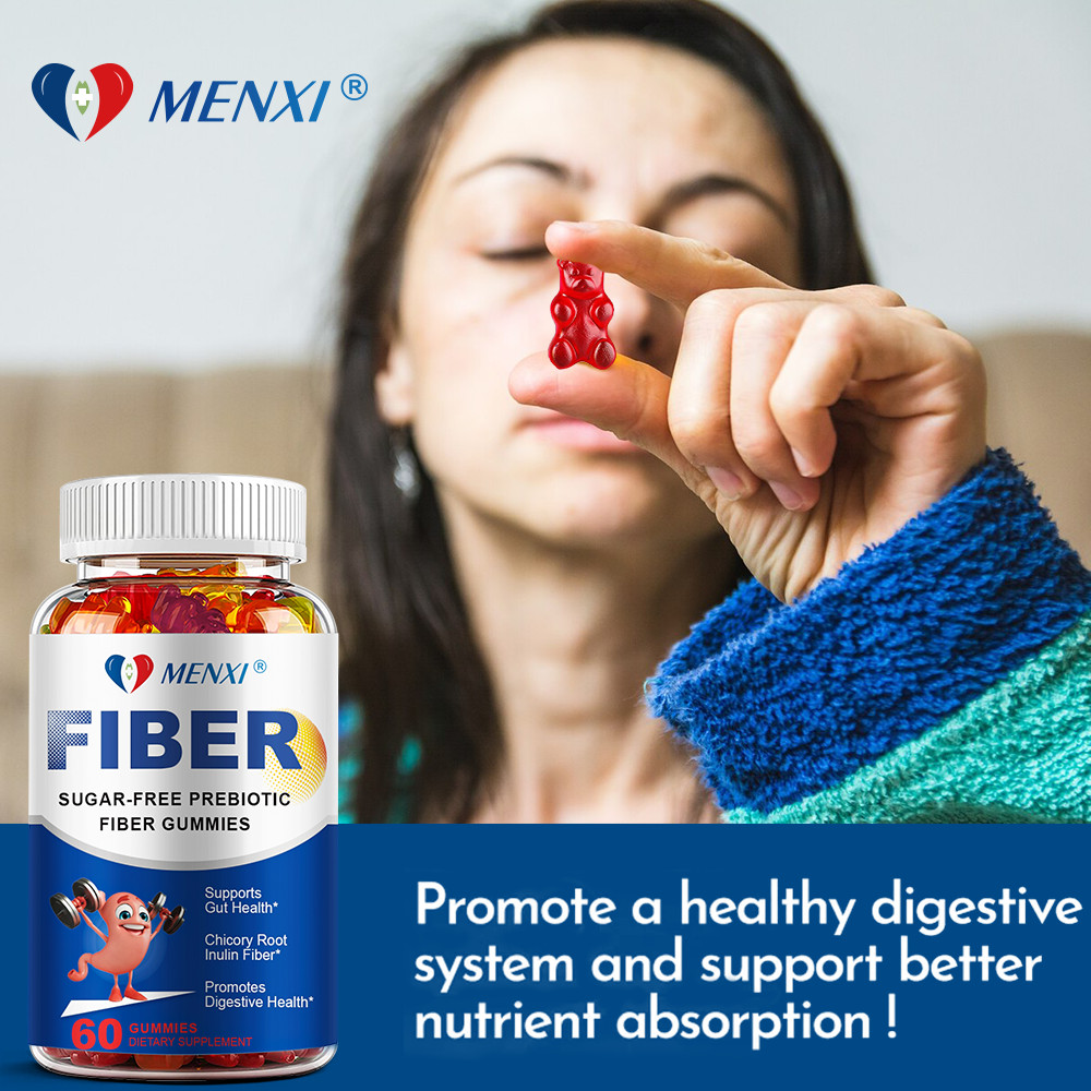 Fiber Gummies 120 Caps 5000mg Per Serving Natural Supplement, Healthy Digestion