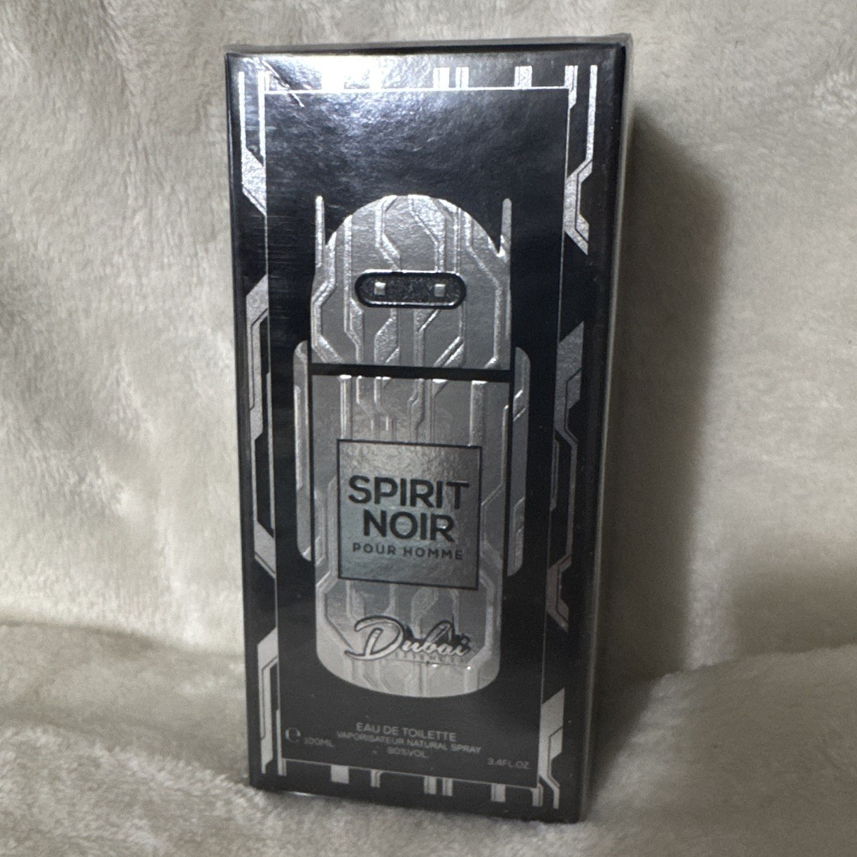 Dubai Spirit Noir Pour Homme Eau de Toilette Spray, Regular Size 3.4 fl oz