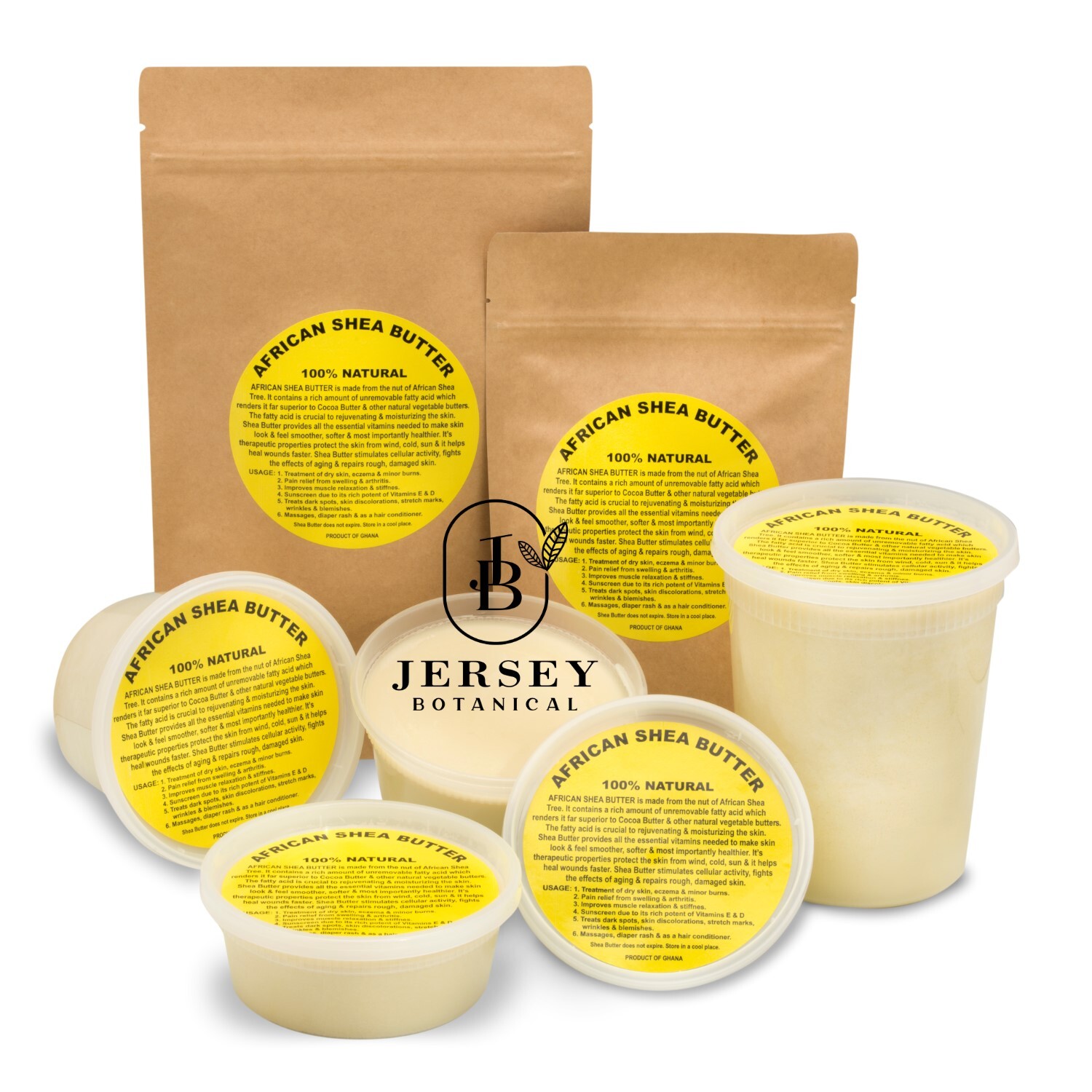 100% Raw African Shea Butter Ivory Unrefined Natural Organic Ghana Wholesale