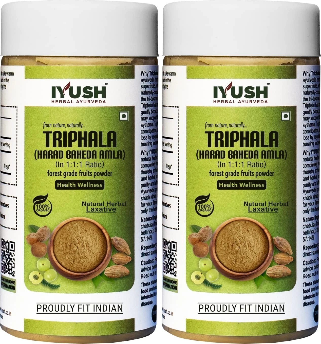 Iyush Triphala Powder 100g Each Pack Of 2
