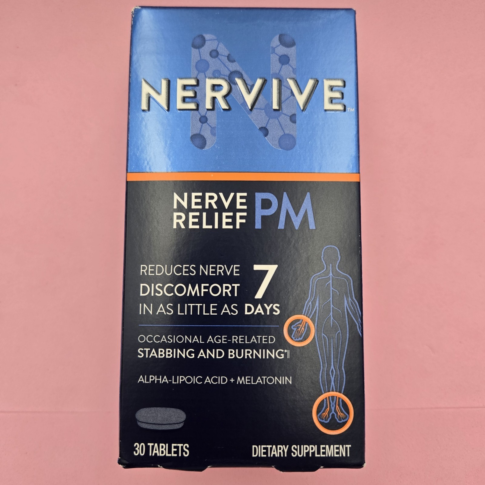 Nervive Nerve Relief PM Reduces Nerve Discomfort 30 ct BUY MORE & SAVE