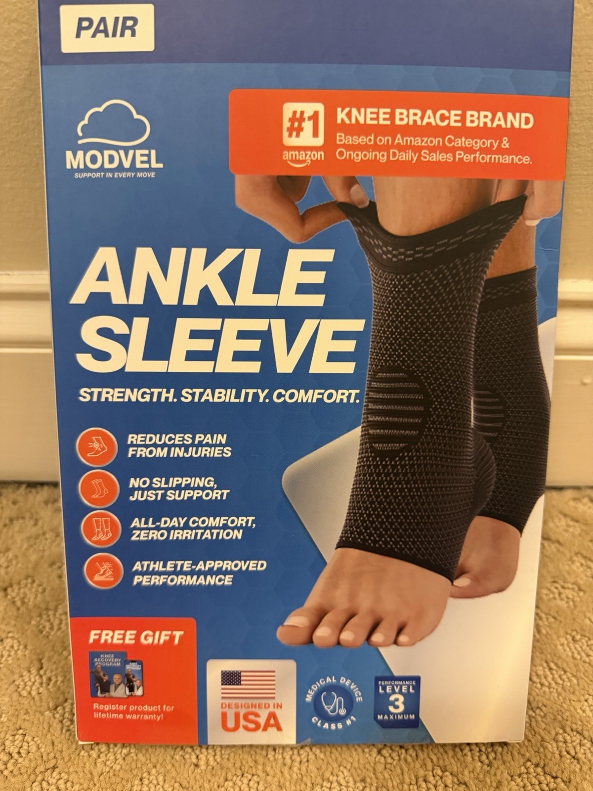 Ankle Support Medium Size for Active Sports and Athletics