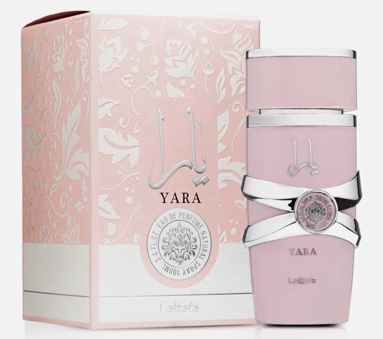 Lattafa Yara Eau de Parfum 3.4 fl oz Spray, Mandarin Vanilla Sandalwood
