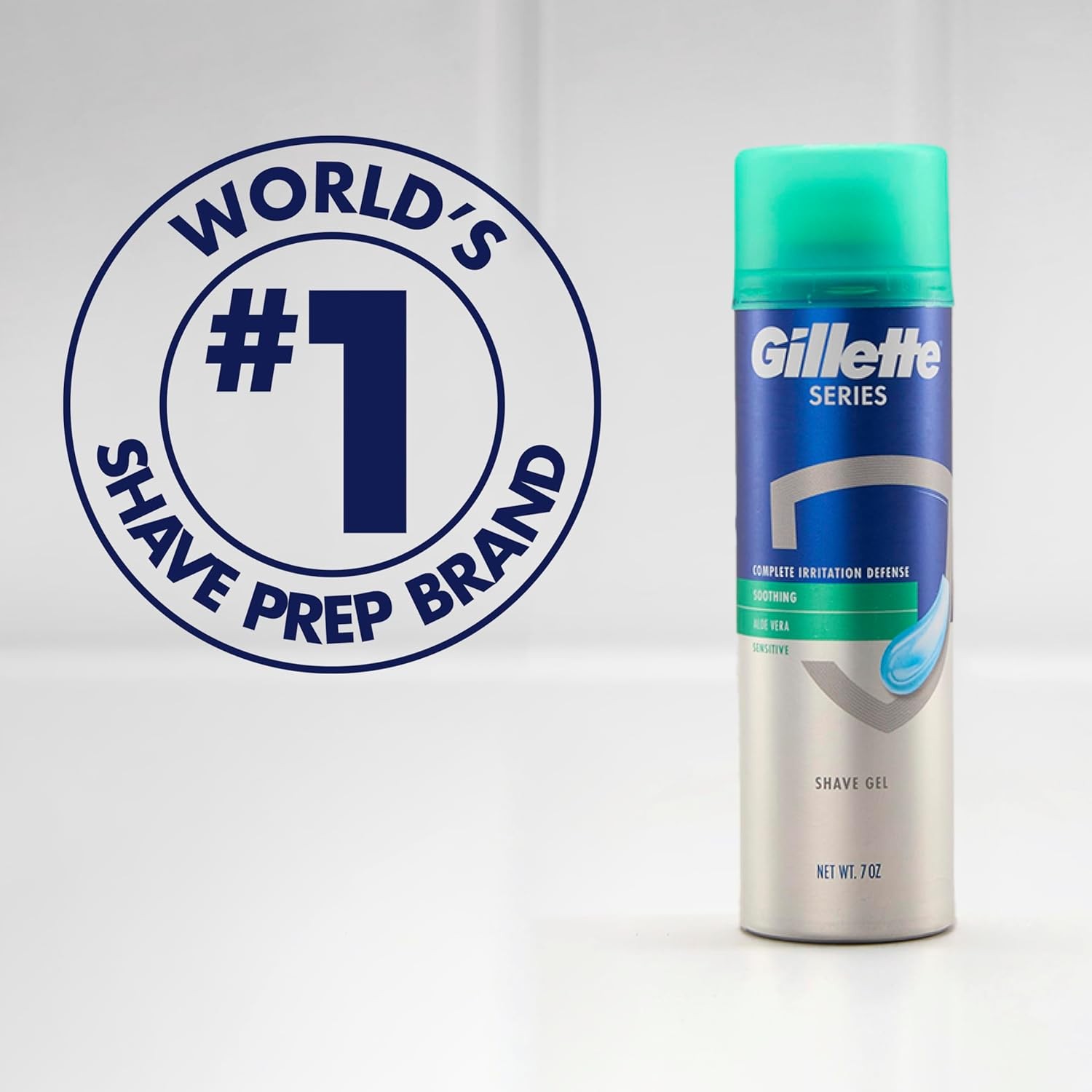 Gillette Series 3X Action Sensitive Shave Gel Twin Pack 7 Oz Pack Of 2