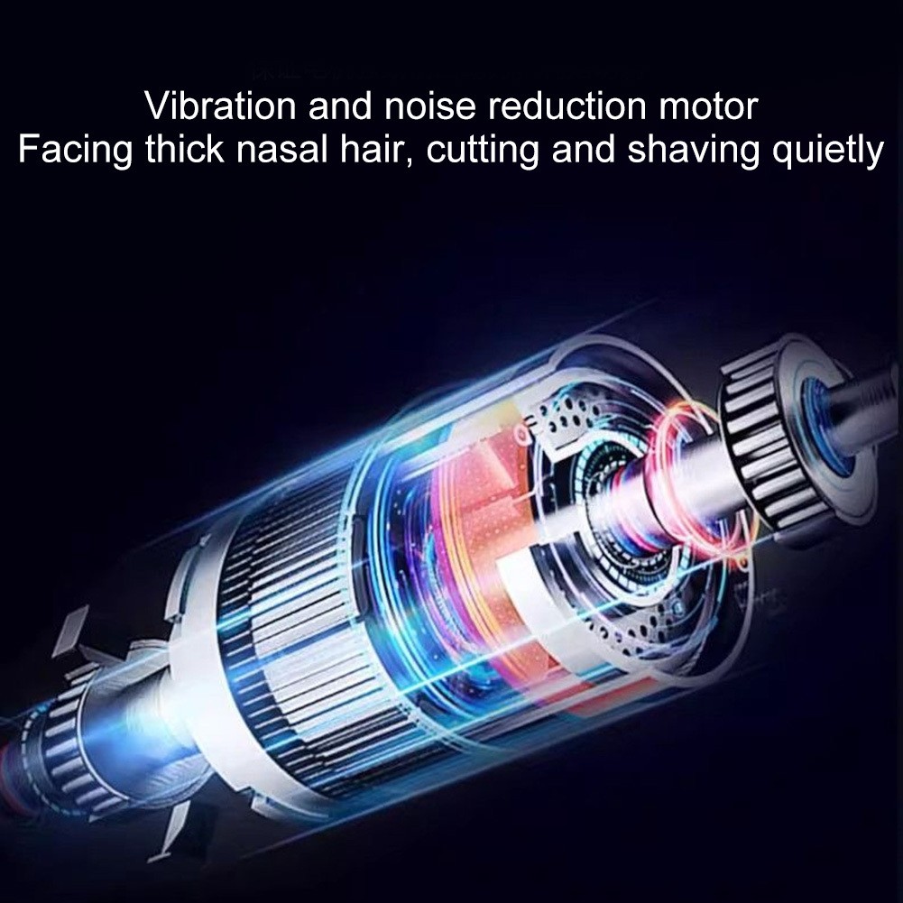 Electric Nose & Ear Hair Clipper- USB Rechargeable With LED Screen for Men Women